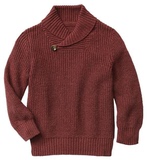美国代购 GAP 男童 羊毛混纺 宽领针织衫/毛衣（5岁）现货