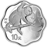 2016中国丙申猴年生肖金银纪念币猴年1盎司生肖梅花银币31.104克