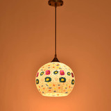 波西米亚餐厅吊灯地中海卧室灯具创意吧台餐桌吊灯艺术田园灯饰
