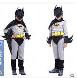 万圣节cosplay动漫服装 男 儿童舞台表演服 cos蝙蝠侠衣服 演出服