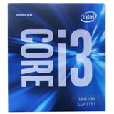 Intel/英特尔 i3-6100 酷睿i3 3.7GHz LGA1151 盒装 CPU 处理器
