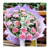 母亲节教师节康乃馨鲜花束上海同城速递订花配送送货上门