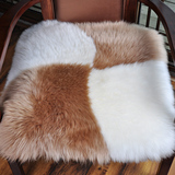 裘扑 澳洲羊毛椅垫欧式中式办公室摇椅冬季加厚保暖椅垫沙发坐垫