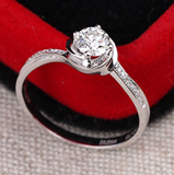 弥高珠宝55分钻戒婚戒裸钻石女戒指 实物拍摄品牌正品新款特价