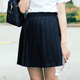 少女装伞裙高腰百褶裙夏季半身裙子日本校服学生短裙日系jk制服裙