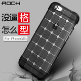 ROCK iphone6s手机壳苹果6plus防摔保护套硅胶透明防滑磨砂软壳六