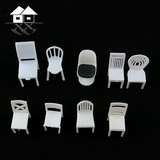 特价别墅 手工 diy 剖面户型材料 室内家具 勿需拼装小椅子模型