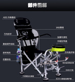 新款多功能便携钓鱼椅凳可折叠升降垂钓台钓椅子渔具可调节躺椅