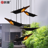跃豪工业风简约餐厅吧台酒店灯具创意个性设计师的后现代艺术吊灯