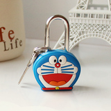 哆啦a梦机器猫可爱卡通创意迷你小锁头 挂锁 日记本锁 行李锁