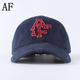 正品AF全棉水洗鸭舌帽子2016新款棒球帽情侣太阳帽遮阳帽纯棉帽子