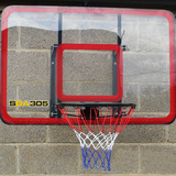 SBA305-008成人室外墙壁式篮球架 高强度PC篮板篮球框 多种篮筐