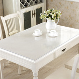透明高清餐桌台布课桌办公PVC塑料桌垫桌布透明茶几垫水晶板