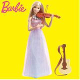 芭比娃娃Barbie 芭比之小提琴家女孩生日礼物DLG94礼盒套装玩具
