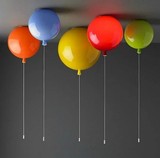 现代创意儿童房办公室灯时尚卡通艺术灯具吧台个性彩色气球吸顶灯