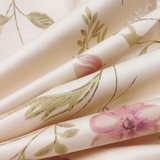 植物花卉合格品纯棉单件长绒棉床笠贡缎活性印花美式特价清仓床单