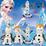 儿童节礼物Frozen冰雪奇缘玩偶皇后雪人毛绒玩具正版Disney儿童玩