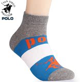 【清仓】POLO 6双 四季运动袜 男袜子 中筒男士棉袜短袜 男人袜