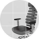 爱特屋人体工程学电脑椅高端老板椅护腰办公椅鱼骨椅电竞椅子