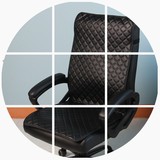超纤皮坐垫办公室椅子垫网吧座垫电脑椅垫耐脏防水皮垫四季垫