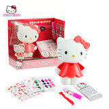 凯蒂猫娃娃女孩儿童女童生日礼物DIY装扮玩具绘画涂鸦套装大礼盒