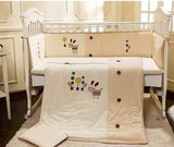 外贸澳洲TTBABY高端可拆洗婴儿纯棉天鹅绒床品套装宝宝床上用品