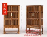 简约现代书柜简易书架置物架柜子新中式实木储物柜书橱带门特价