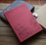 包邮 日韩时尚欧式复古女款密码日记本 带锁盒装记事本 笔记本子