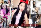韩国学生假发女中分黑色长直发蓬松中长发假发微卷逼真全头套假发