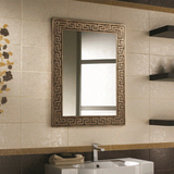 仿古卫浴镜卫生间镜子中国风浴室镜中式镜厕所镜防雾镜复古镜包邮