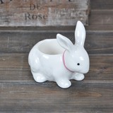 陶瓷摆件陶瓷烛台装饰品可爱兔兔家居摆件创意兔兔摆件办公摆件