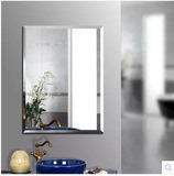 简约无框半身镜粘贴壁挂浴室超高清卫生间卫浴镜洗手间洗漱大镜子
