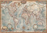 【代购】西班牙Educa 14827 进口拼图 行政世界地图 古地图4000片