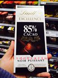 荷兰直邮 lindt/瑞士莲特纯黑巧克力,85%可可脂,100g
