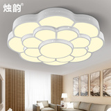 云朵LED吸顶灯时尚艺术个性圆形卧室灯创意大气家装客厅灯具1米