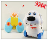 儿童电动玩具智能小狗卡通遥控车带灯光摇摆可爱动物遥控玩具包邮