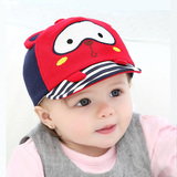 熊朵婴儿鸭舌帽3-6-12月春款宝宝帽子纯棉男女童韩国棒球帽遮阳帽