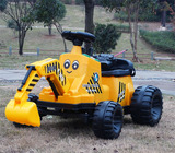 邮无线遥控挖掘机儿童玩具车超大号电动遥控挖土机可骑可坐充电包