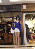 2016夏装韩版露肩长袖女人味针织毛衣+白色流苏毛边短裤两件套装
