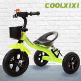 儿童三轮车童车宝宝脚踏车婴儿玩具车充气轮1-2-3-4岁自行车