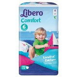 【天猫超市】丽贝乐 婴儿纸尿裤XL72片通用尿不湿瑞典原装进口