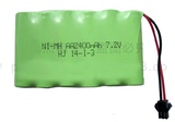 车模玩具车遥控汽车充电电池组镍氢充电电池7.2v 2400mAh