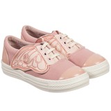 2016新款STELLA MCCARTNEY KIDS女孩女童粉色运动鞋休闲鞋24-32码