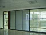 办公室固定玻璃隔断高隔墙屏风双层带百叶酒店玻璃墙