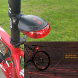 单车警示灯自行车尾灯安全骑行UFO飞碟灯 单车装备配件激光尾灯
