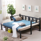 简约现代时尚卧室铁艺床单人双人床可定制1.2/1.5米1.8米铁床床架