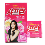 韩国LG柔顺剂 粉红色香纸 衣物纸抽式柔顺纸 味道持久 玫瑰香