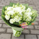 生日进口龙胆绿桔梗花束 上海北京鲜花店送花同城鲜花速递鲜花