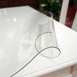 PVC餐桌布防水软质玻璃塑料台布桌垫茶几垫透明磨砂水晶板