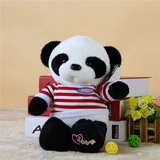 熊猫公仔布娃娃毛绒玩具抱抱熊趴趴熊七夕节生日礼物抱枕毛绒玩具
